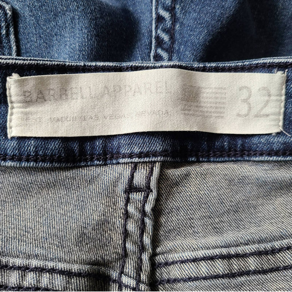 BARBELL APPAREL Skinny Straight Athletic Fit Stretch Medium Wash Jeans Men's 32 - Picture 12 of 16